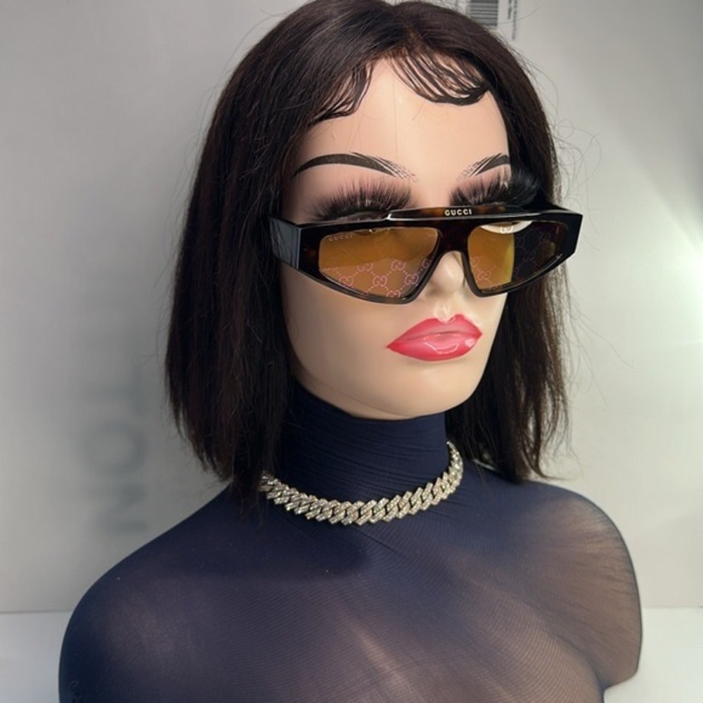 New Authentic Gucci Tortoise Shell Sunglasses GG1591s 002
